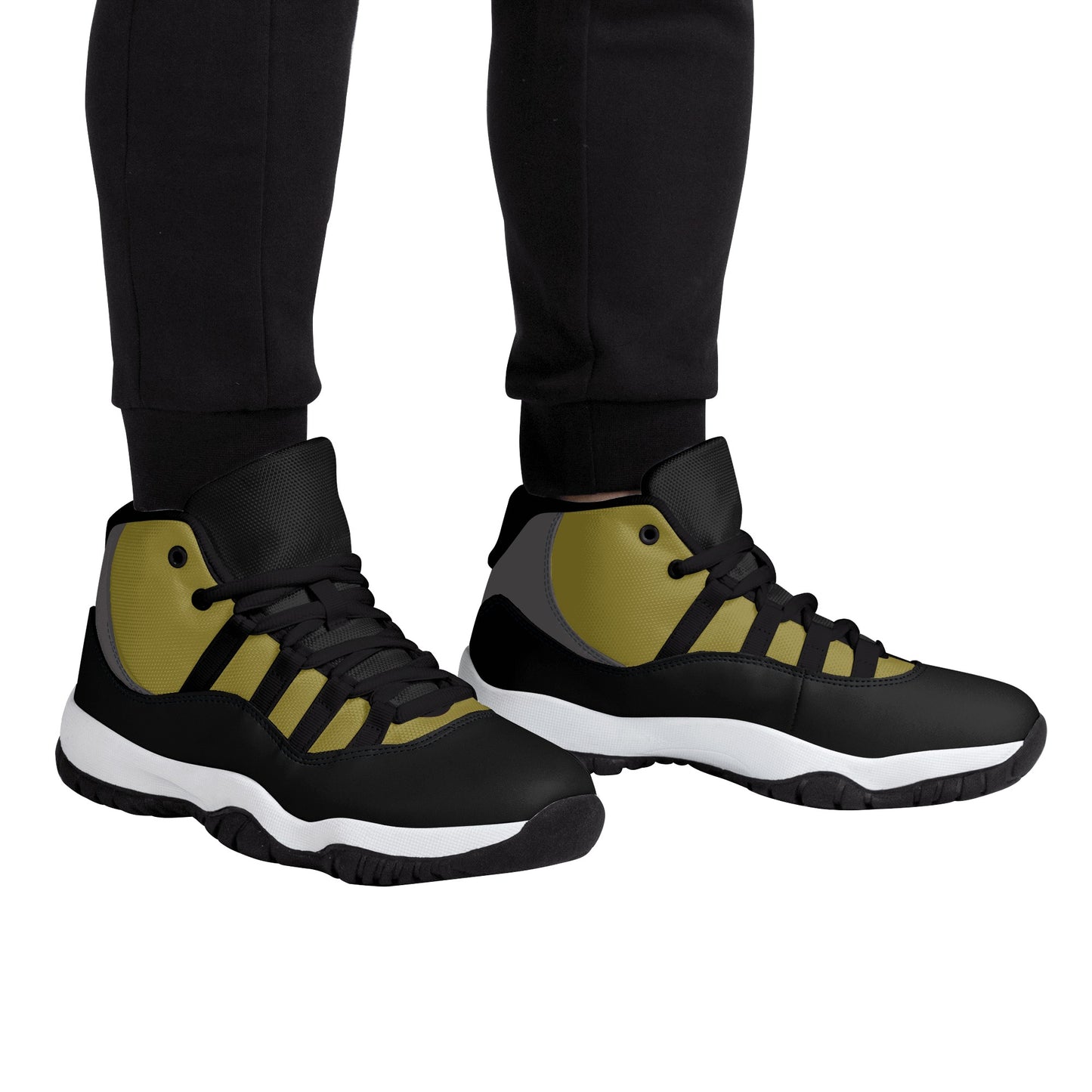 Mens High Top Retro Basketball Sneakers - maisonkoly.com