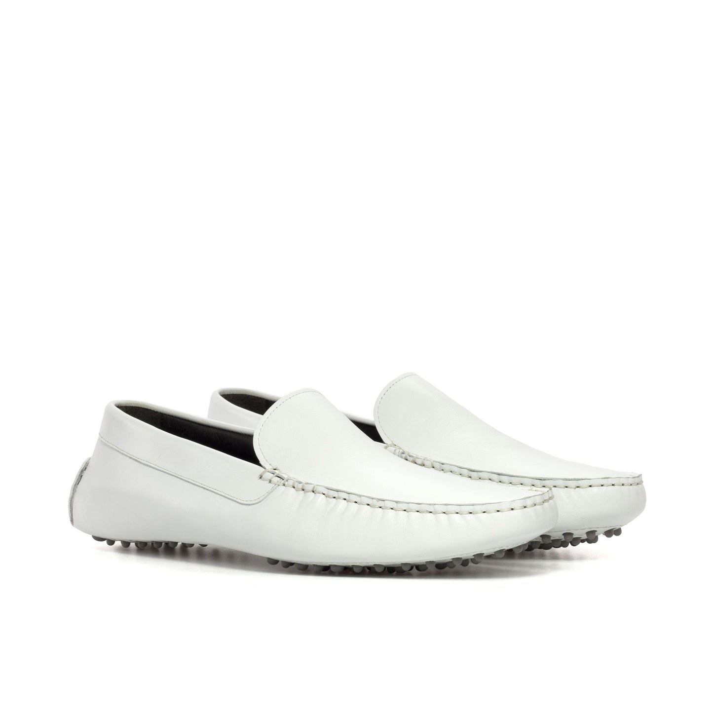 Maison Koly Daytona slippers White Leather