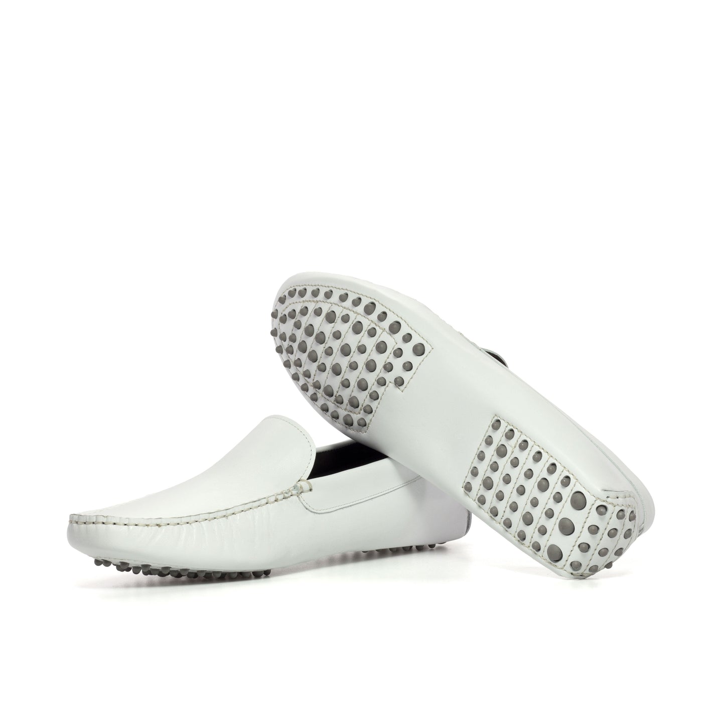 Maison Koly Daytona slippers White Leather