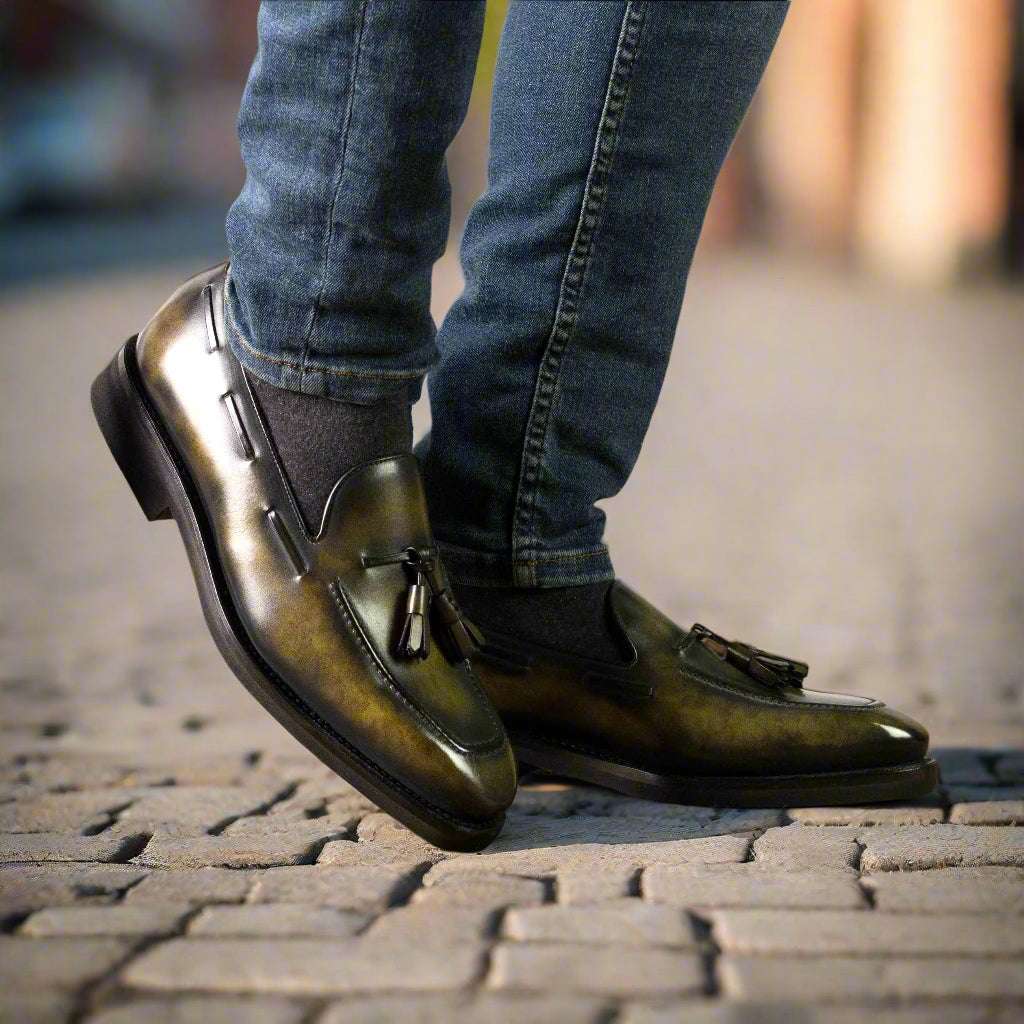 Maison Koly Écusson Loafers Leather - Laguna