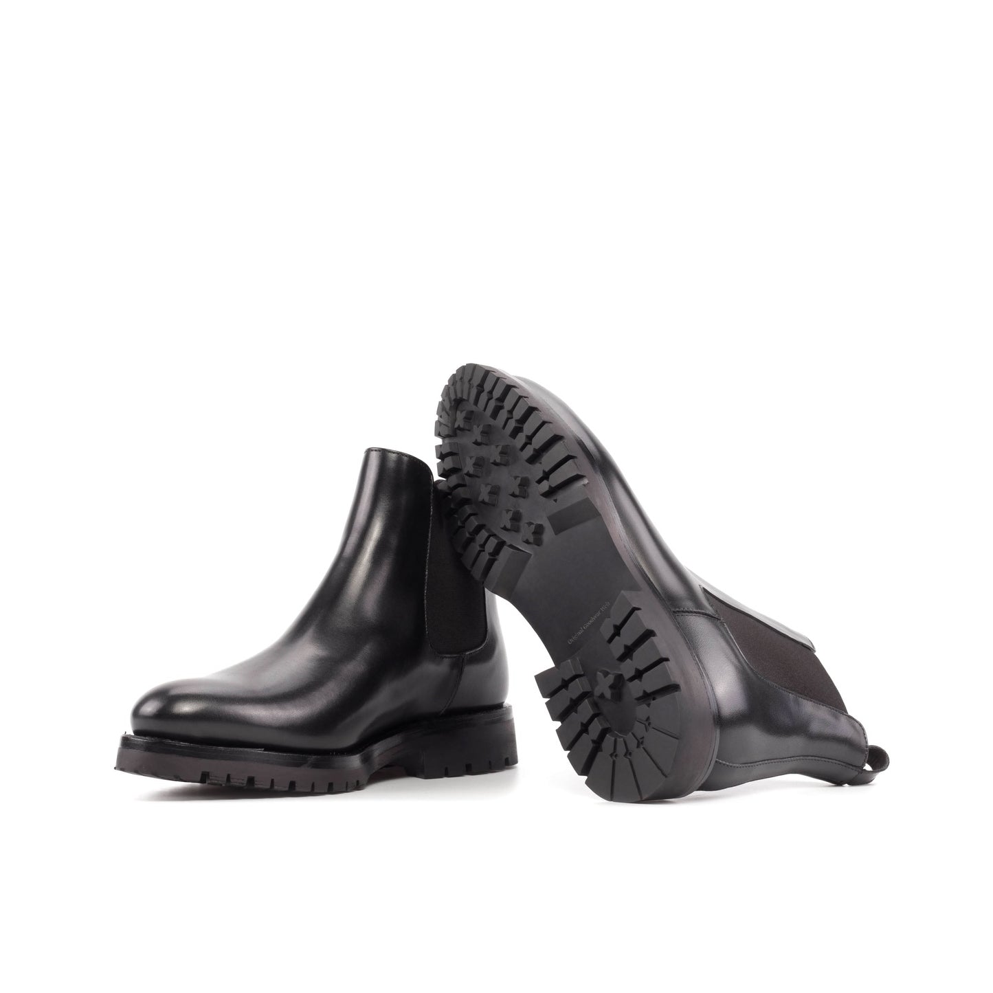 Maison Koly Trianon Chelsea Boots Leather - Black by maisonkoly.com