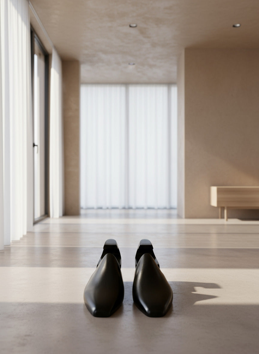 Maison Koly Prestige lasted wooden shoe trees - Black Prestige by maisonkoly.com