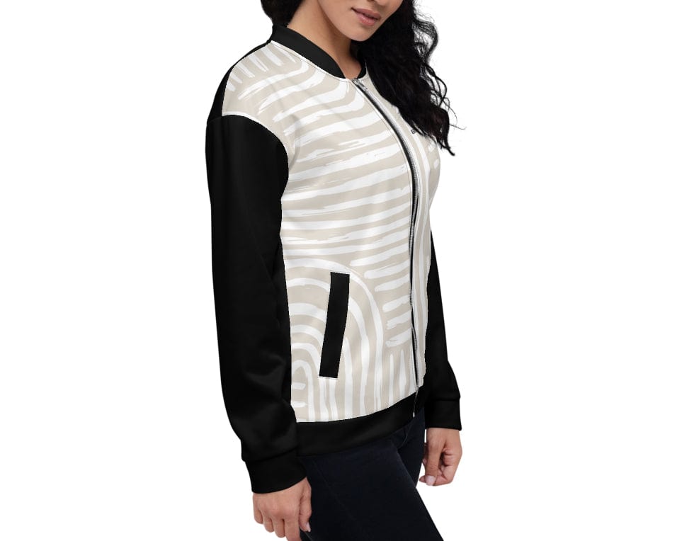 Kuluba Clothing Bamanan Strong Bogolan Bomber Jacket- Women - maisonkoly.com Jacket