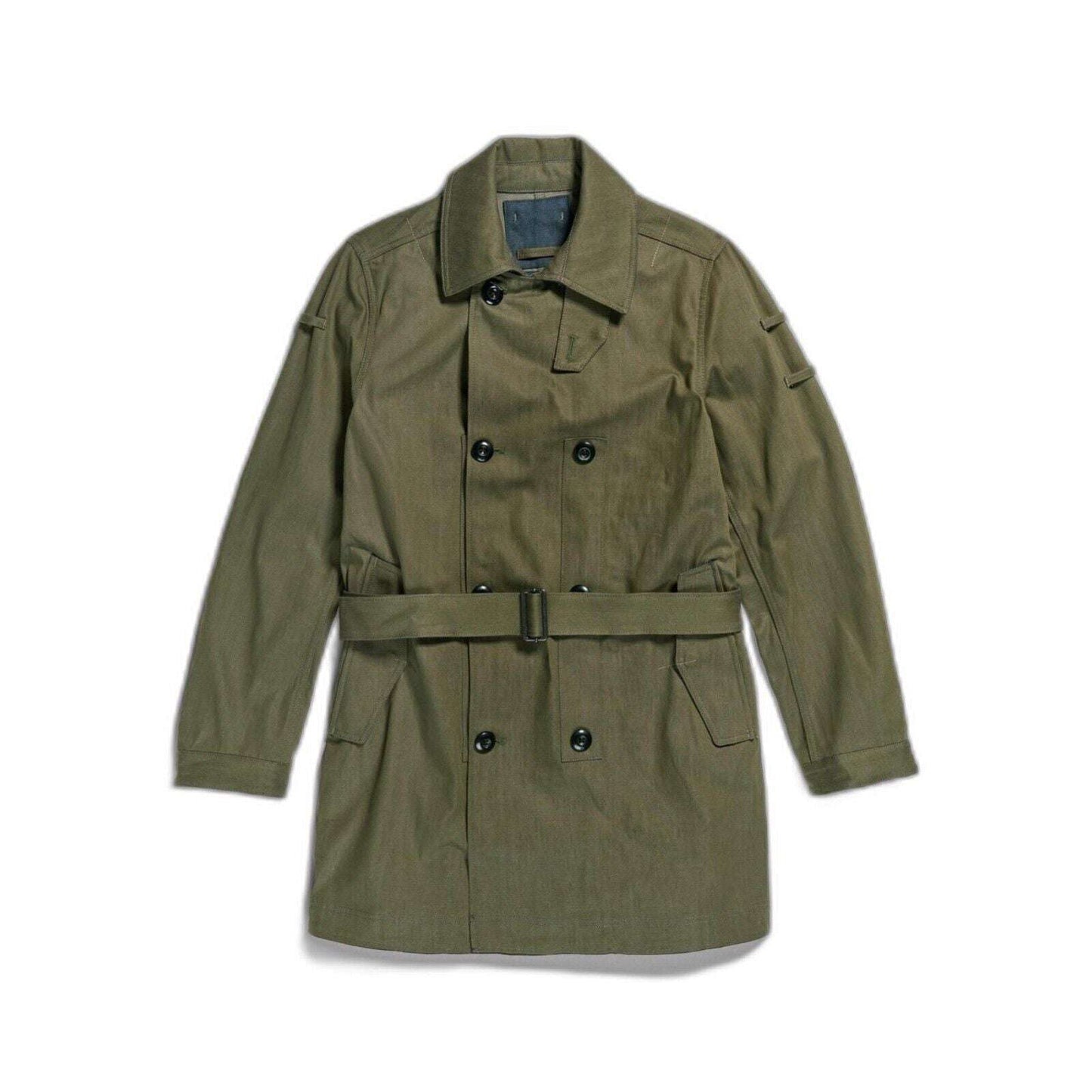 G-star double breasted trench coat kara combat denim by maisonkoly.com
