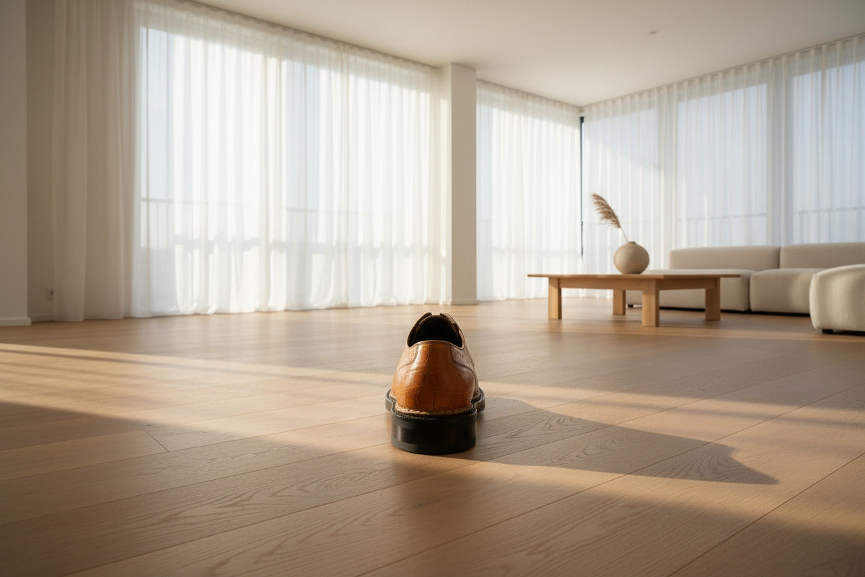 Maison Koly X Bonafe Uzes Derby Cognac Alligator by maisonkoly.com