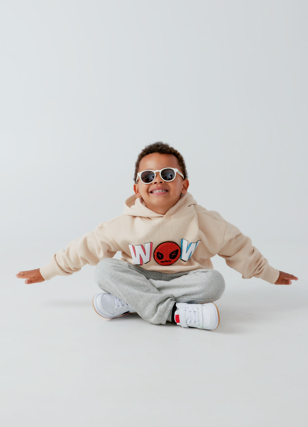 Kids WoW  "Mood" Emoji Hoodie