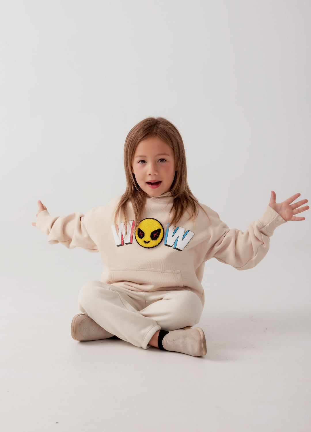 Kids WoW  "Mood" Emoji Hoodie