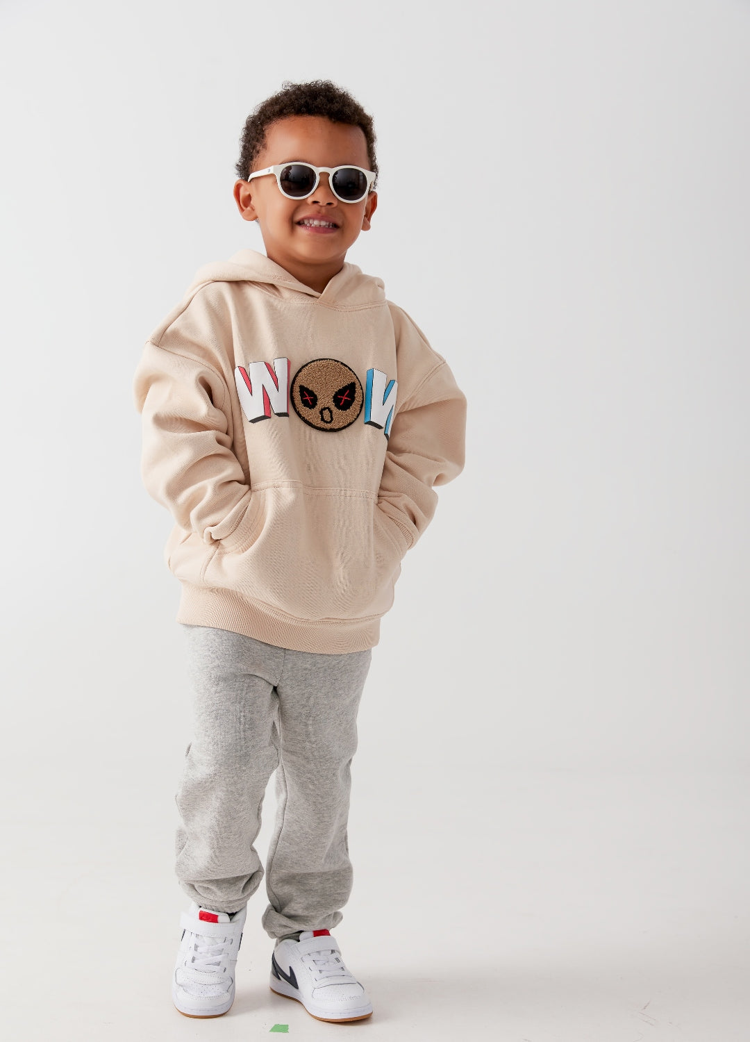 Kids WoW  "Mood" Emoji Hoodie