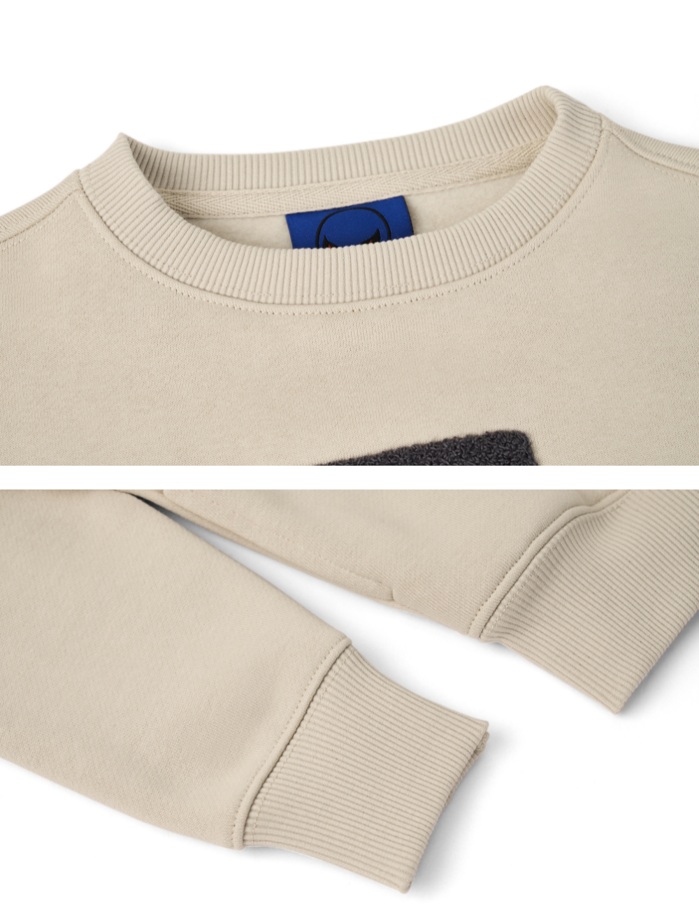 Kids "Pixel" Taupe Sweatshirt