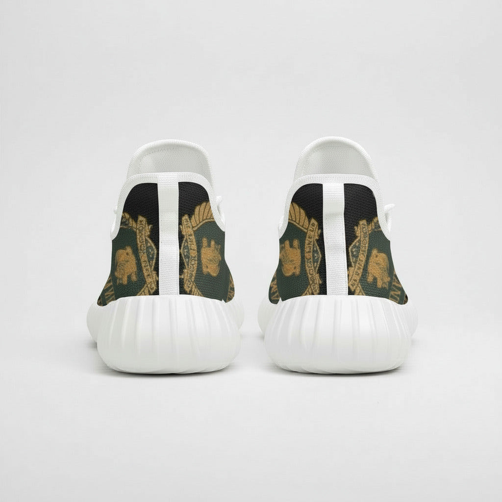 Kuluba Bamanan Strong Papoose Mens Knit Sneakers white by maisonkoly.com