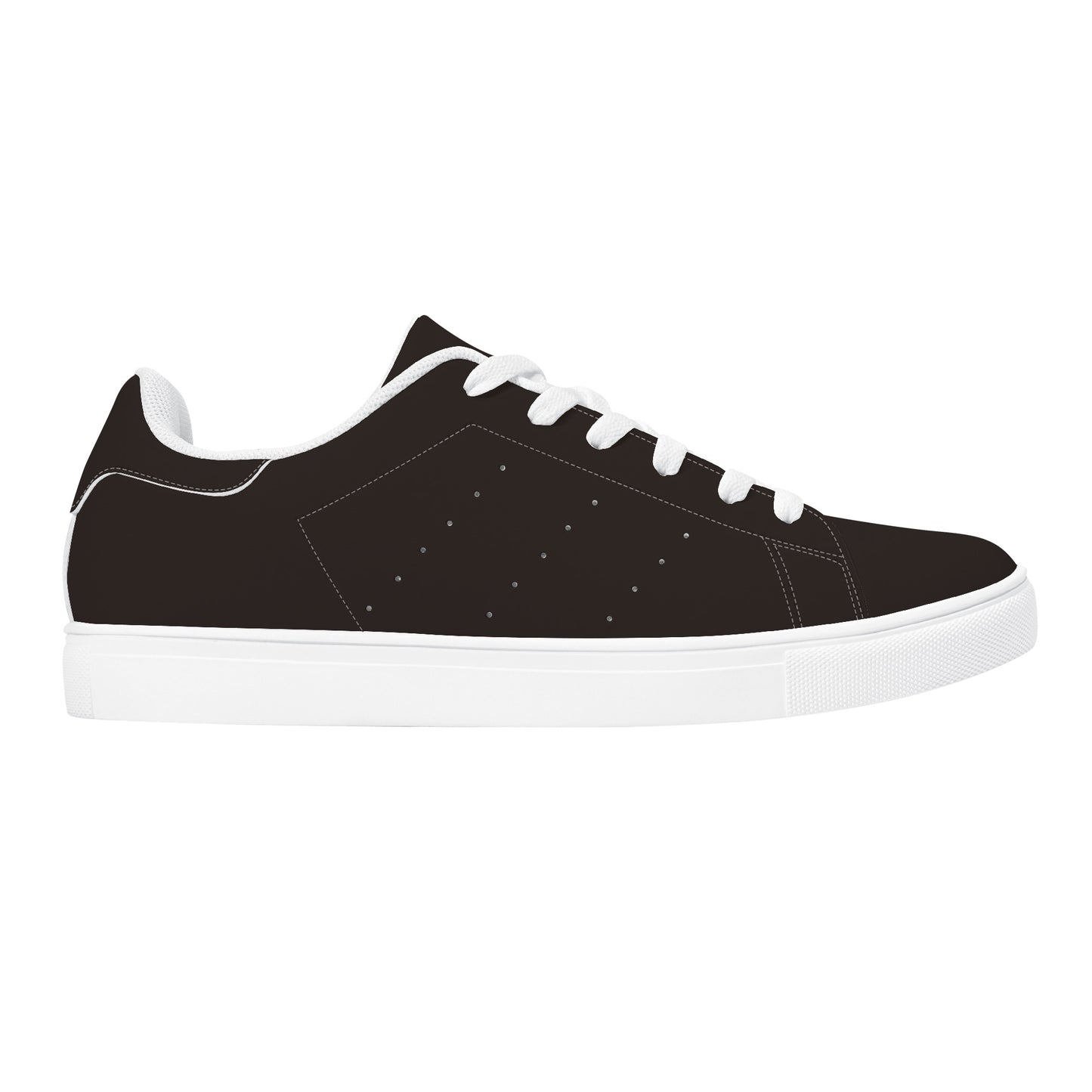 Maison Koly Bafula Bay Low Top Leather Sneakers- Brown Coffee - maisonkoly.com