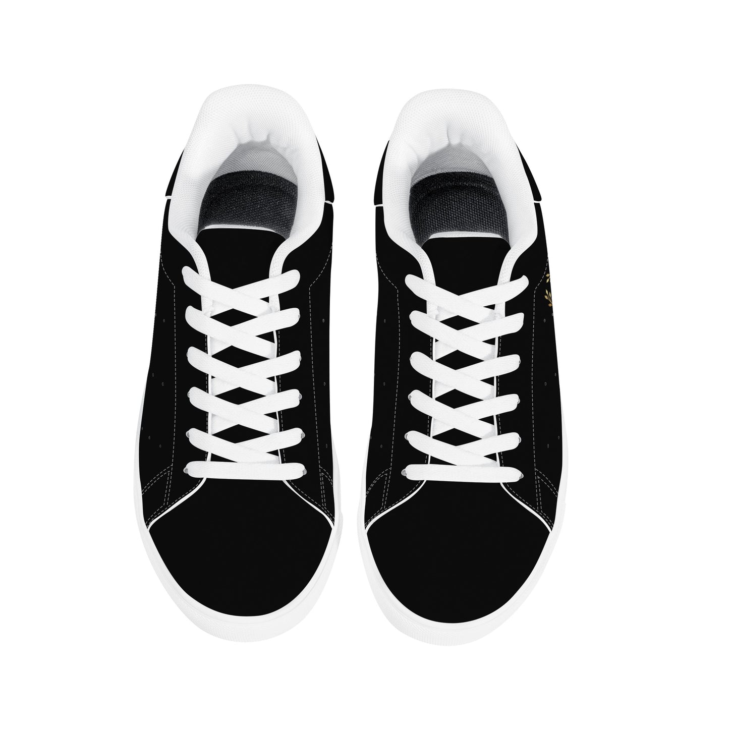 Maison Koly Bafula Bay Low-Top Leather Sneakers- Black liegeois - maisonkoly.com shoes