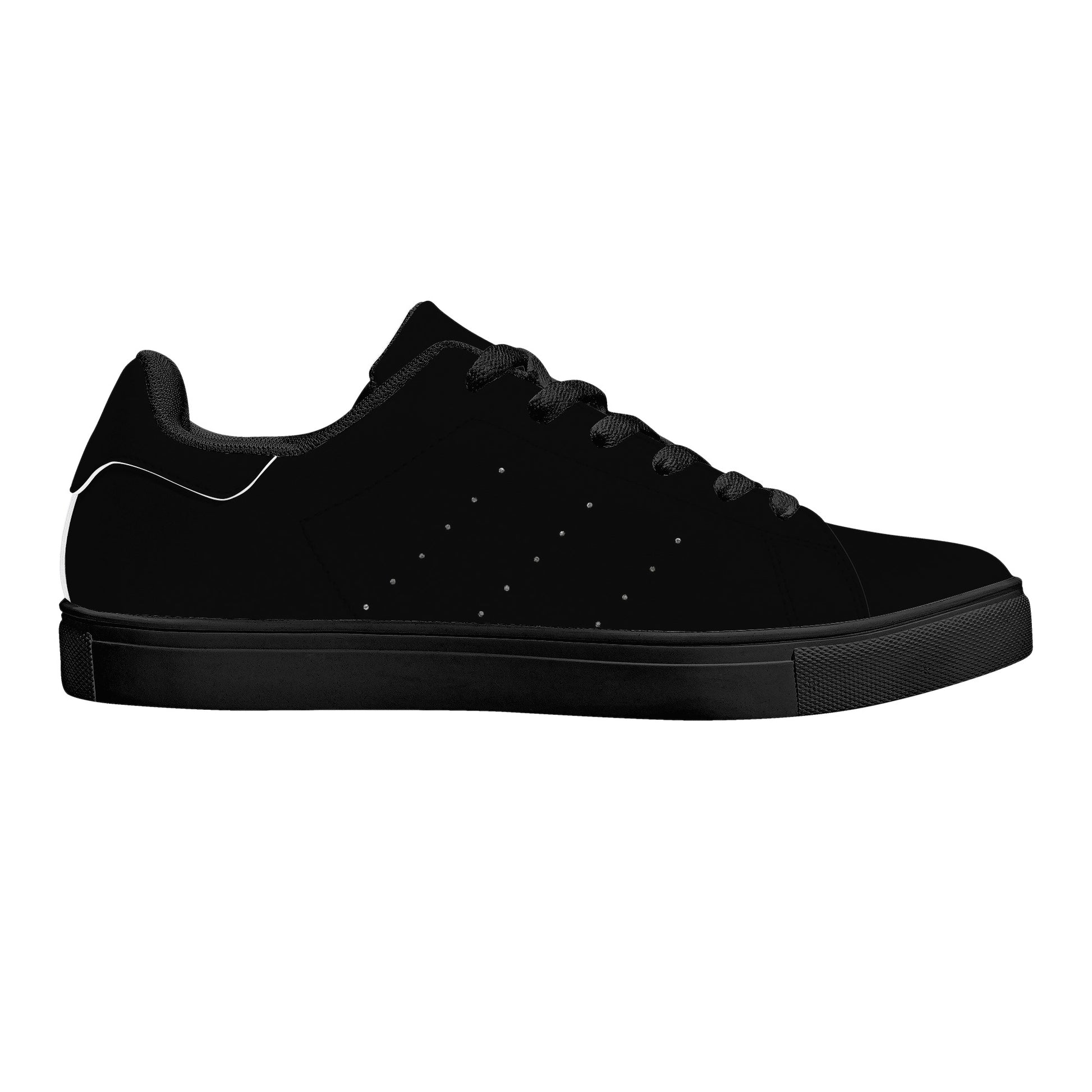 Maison Koly Bafula Bay Low-Top Leather Sneakers- Black liegeois - maisonkoly.com shoes