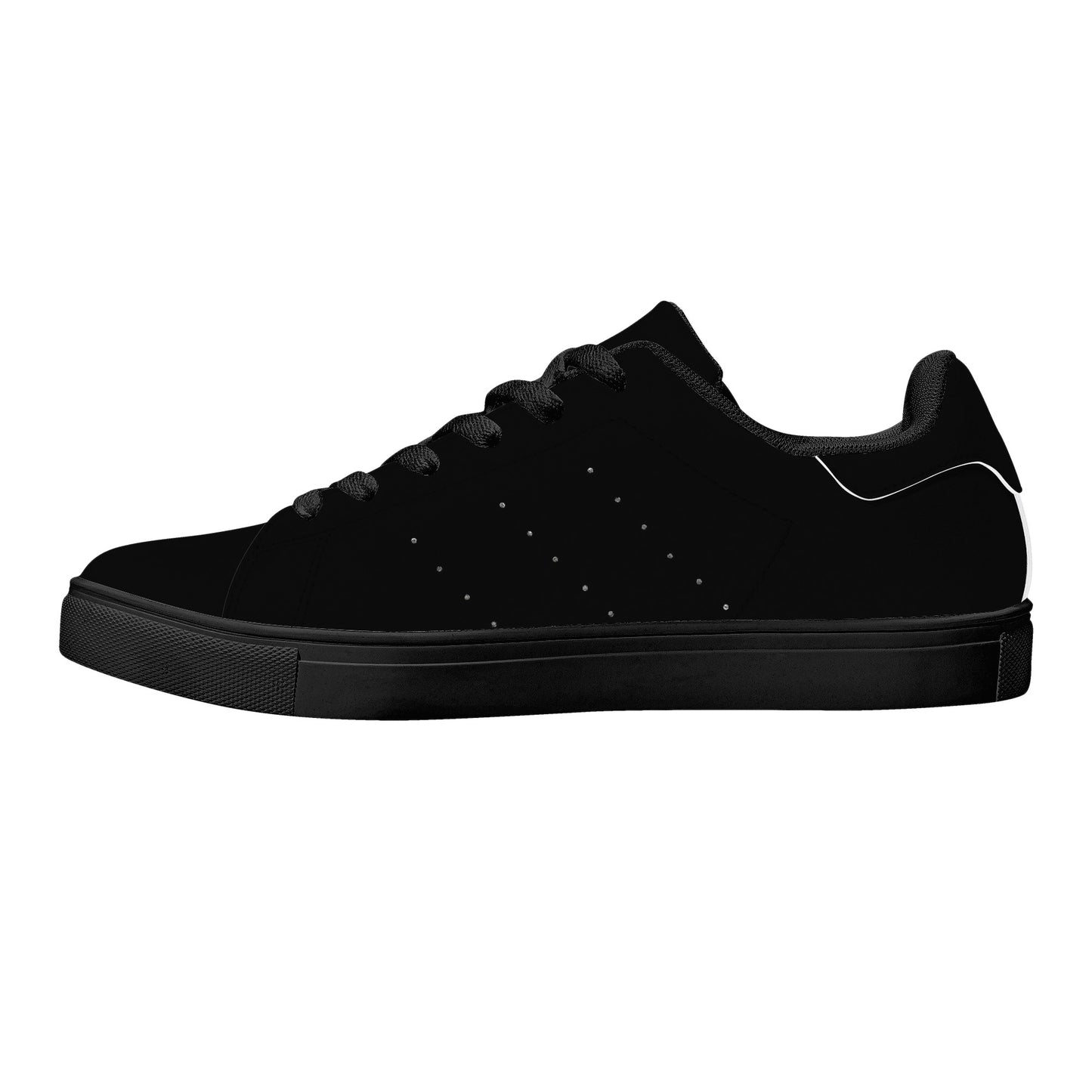 Maison Koly Bafula Bay Low-Top Leather Sneakers- Black liegeois - maisonkoly.com shoes