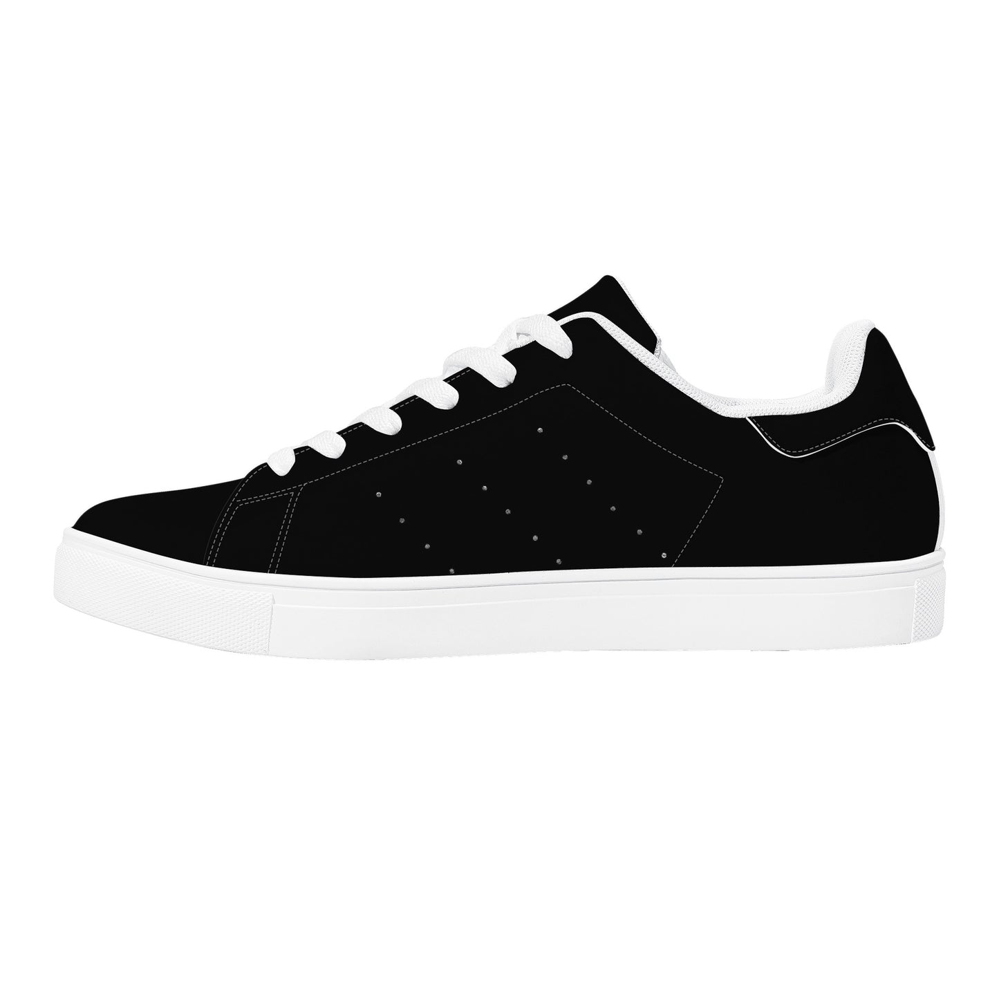 Maison Koly Bafula Bay Low-Top Leather Sneakers- Black liegeois - maisonkoly.com shoes