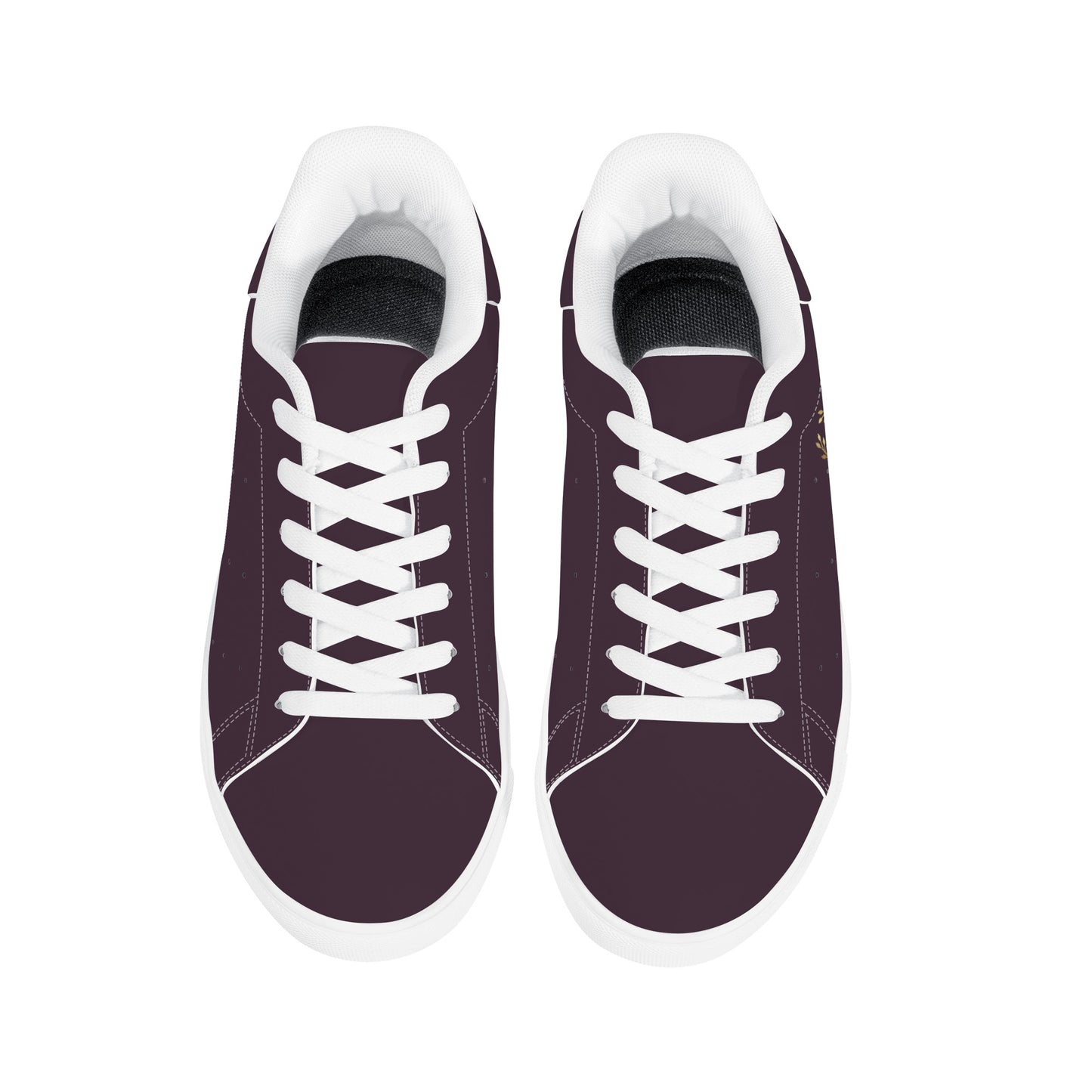 Maison Koly Bafula Bay Low-Top Leather Sneakers- Purple - maisonkoly.com