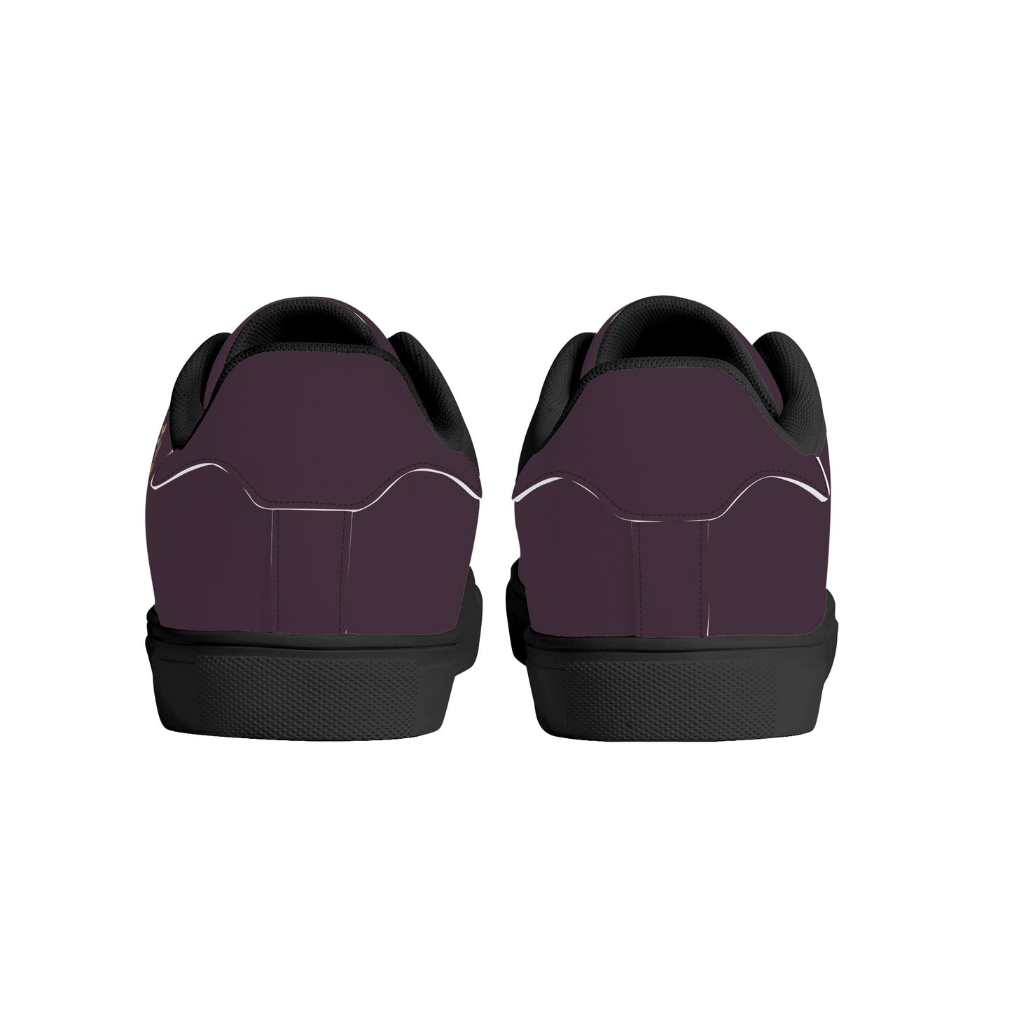 Maison Koly Bafula Bay Low-Top Leather Sneakers- Purple - maisonkoly.com