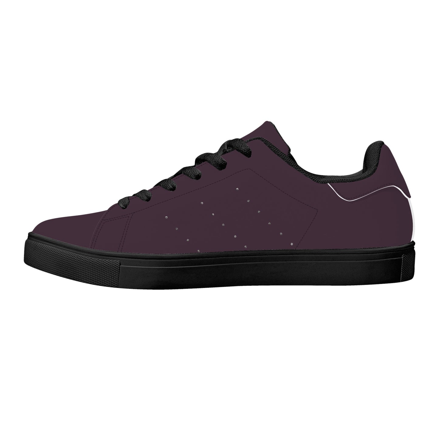 Maison Koly Bafula Bay Low-Top Leather Sneakers- Purple - maisonkoly.com