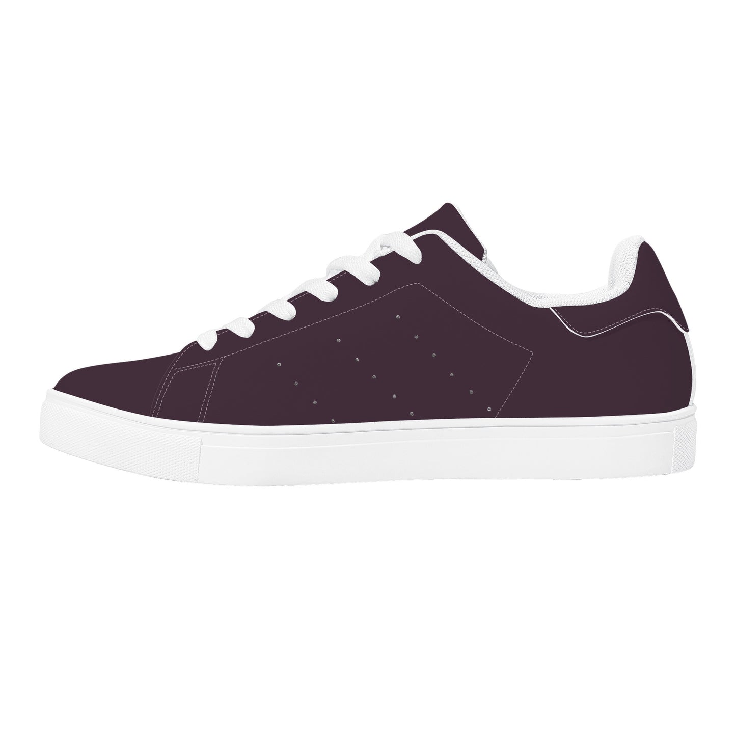 Maison Koly Bafula Bay Low-Top Leather Sneakers- Purple - maisonkoly.com