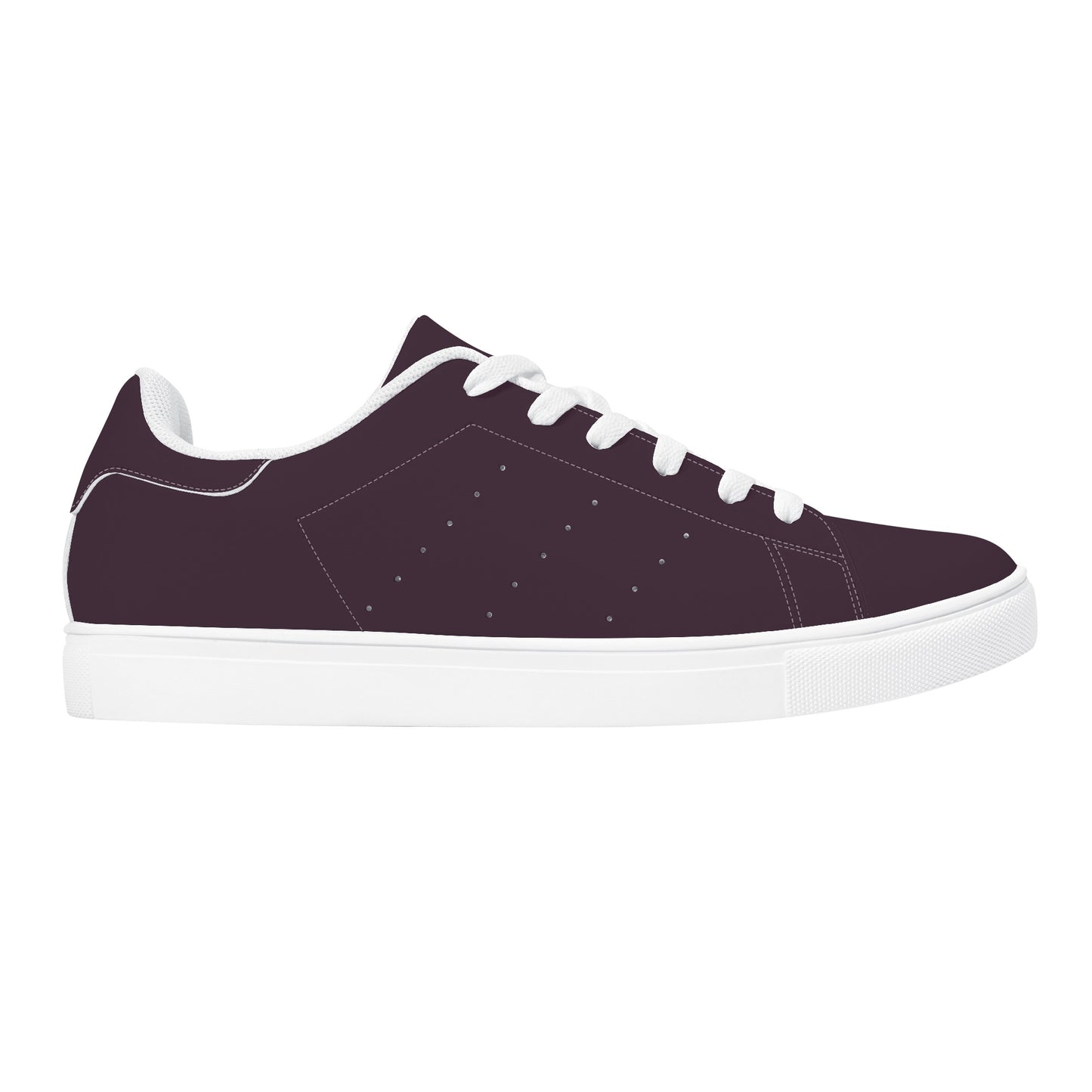 Maison Koly Bafula Bay Low-Top Leather Sneakers- Purple - maisonkoly.com