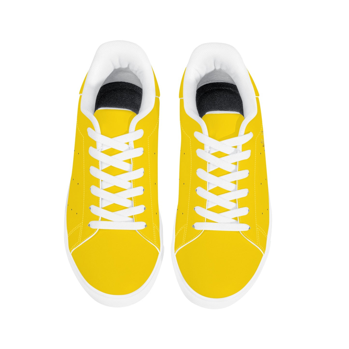 Maison Koly Bafula Bay Low Top Leather Sneakers- Canari Yellow - maisonkoly.com