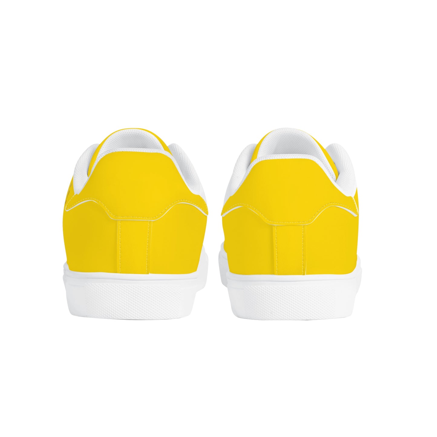 Maison Koly Bafula Bay Low Top Leather Sneakers- Canari Yellow - maisonkoly.com