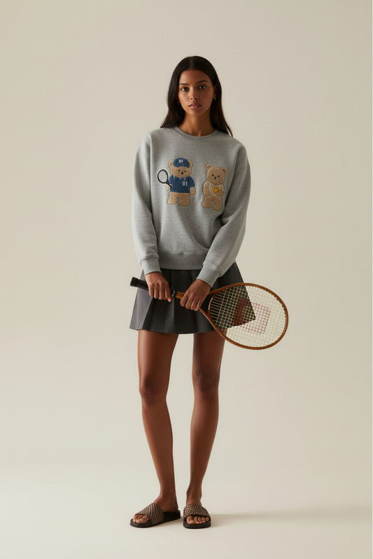 Amoo Tennis Bear Sweatshirt