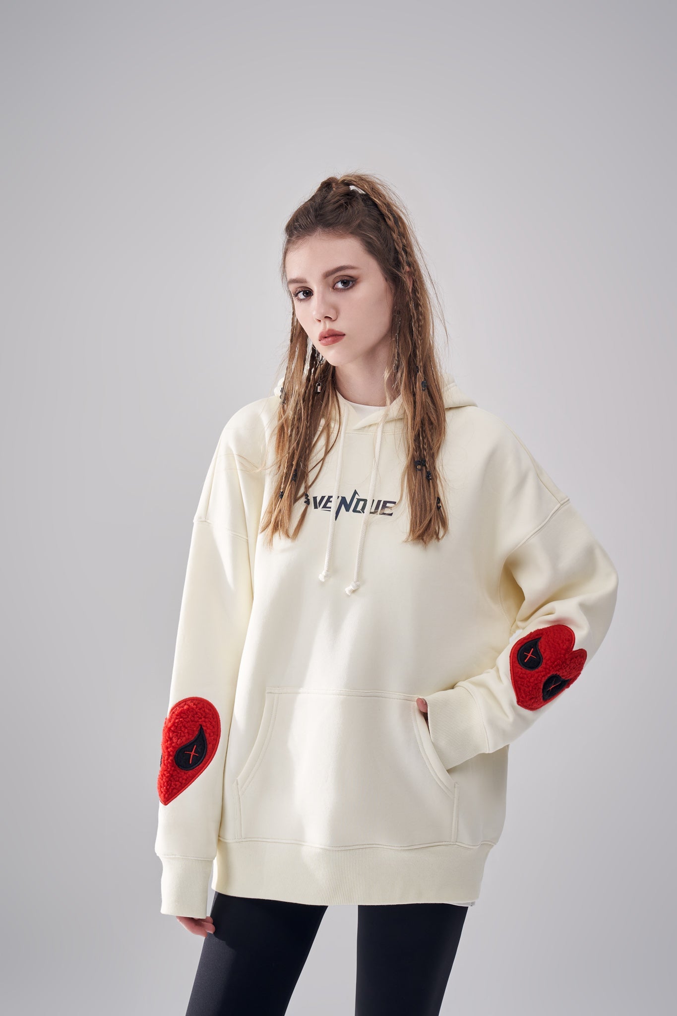 "Amoo Love" Heart Logo Hoodie