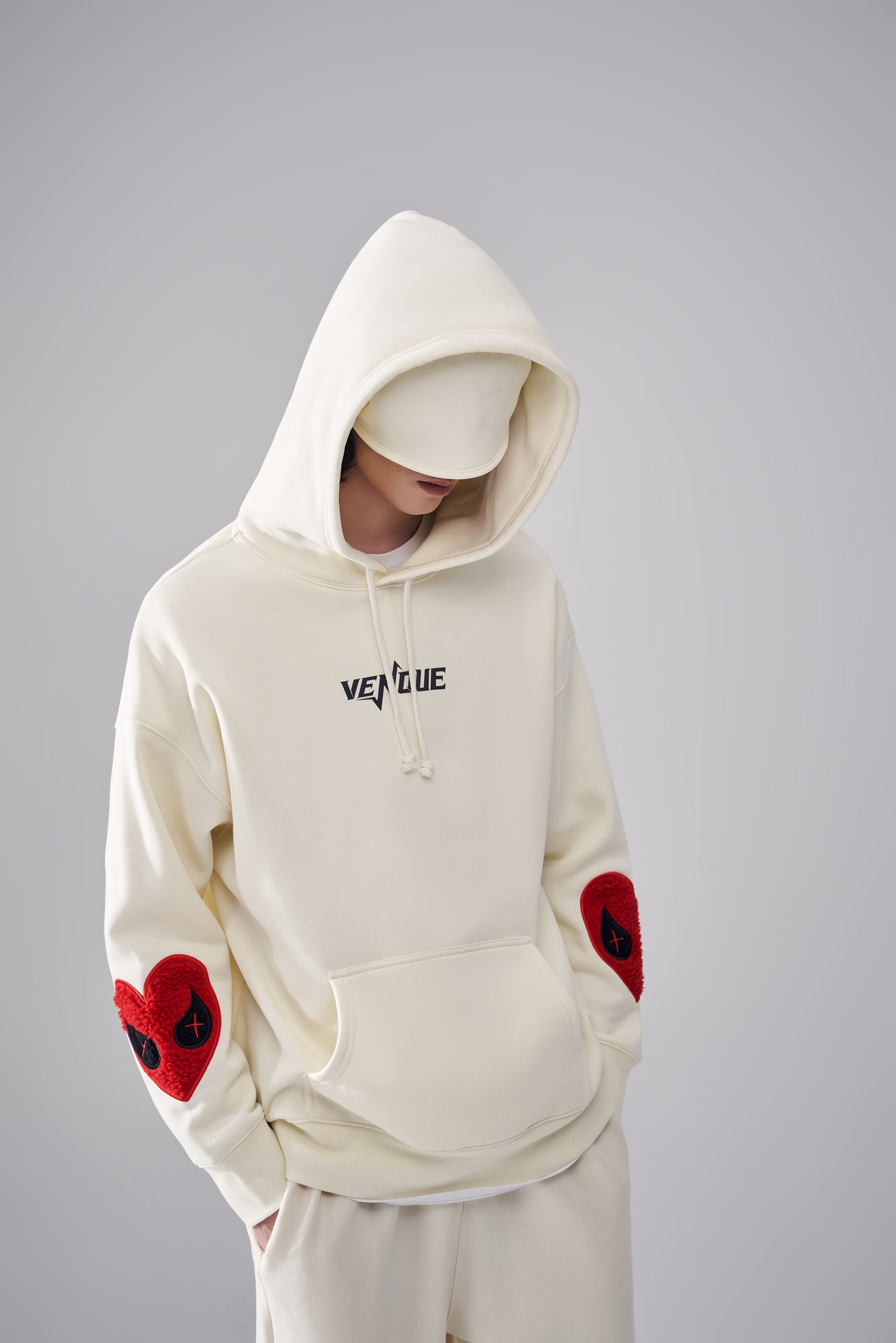 "Amoo Love" Heart Logo Hoodie