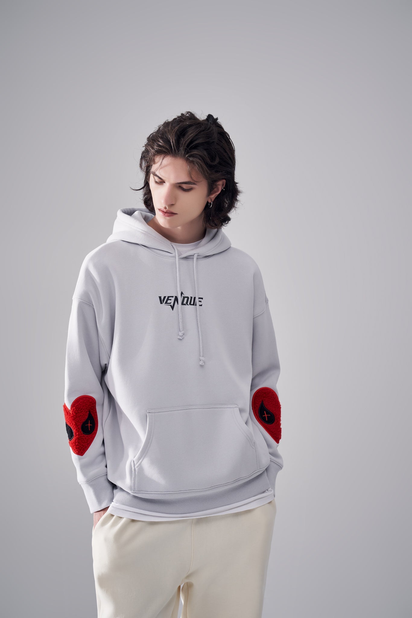 "Amoo Love" Heart Logo Hoodie