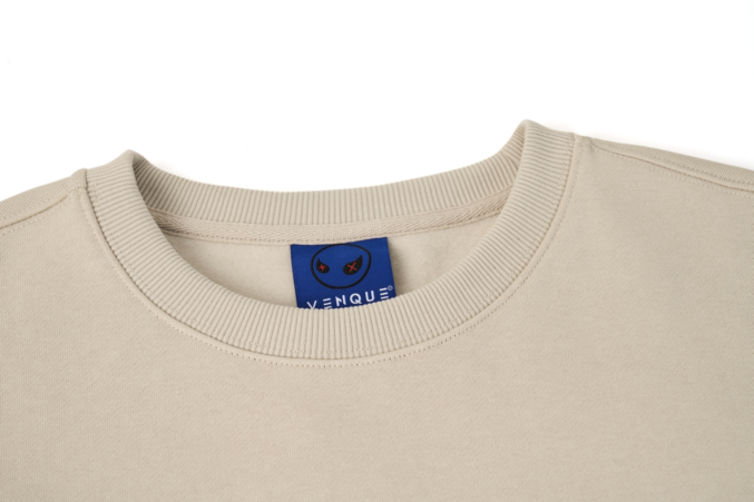 "Pixel" Taupe Sweatshirt