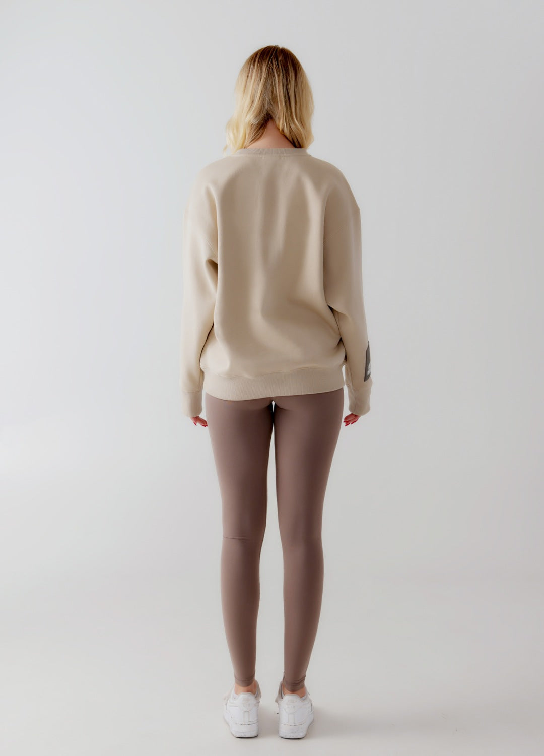 "Pixel" Taupe Sweatshirt
