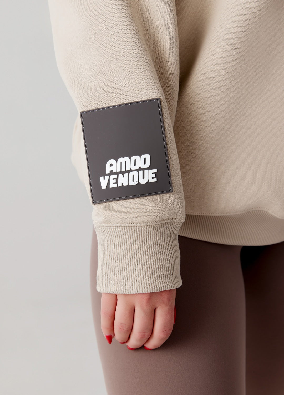 "Pixel" Taupe Sweatshirt