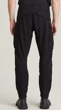 g-star regular tapered cargo black pants