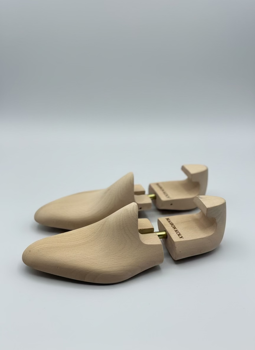 Maison Koly Prestige lasted wooden shoe trees - Tube by maisonkoly.com