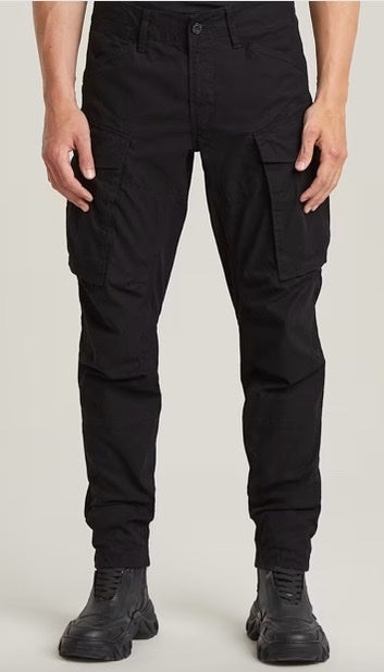 g-star regular tapered cargo black pants