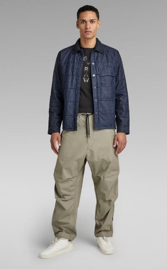 G-star Mens padded denim jacket blue