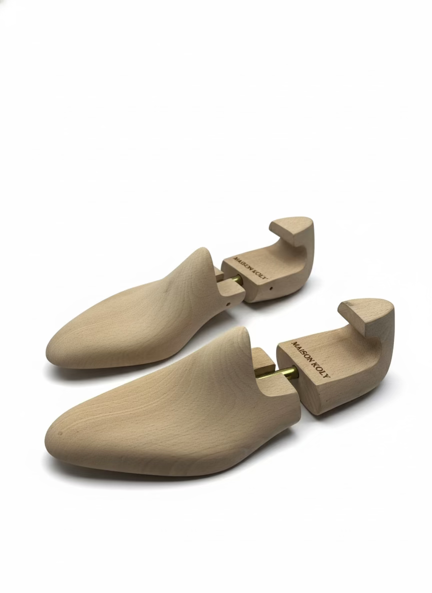 Maison Koly Prestige lasted wooden shoe trees - Tube by maisonkoly.com