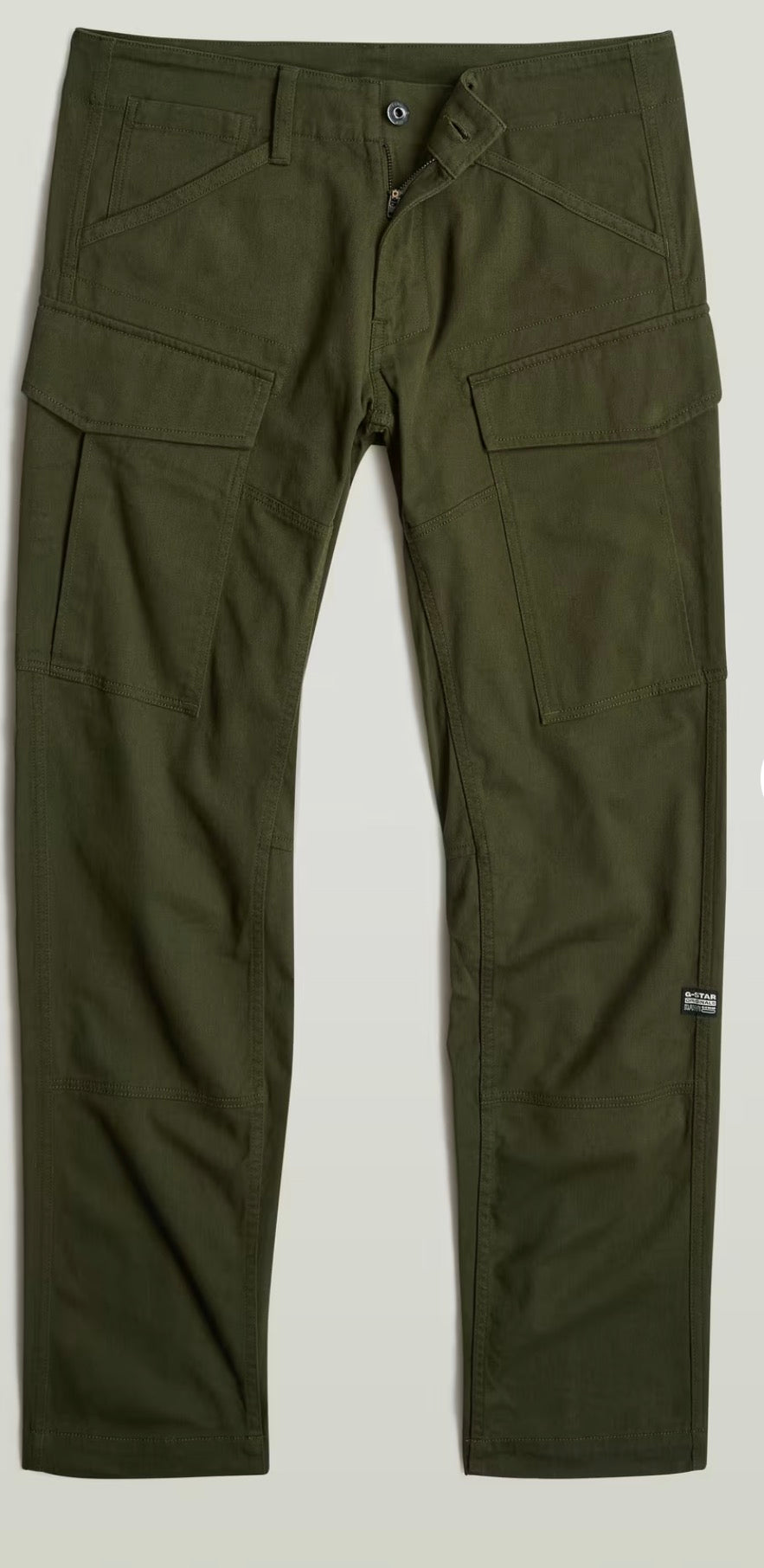 g-star regular tapered cargo green pants