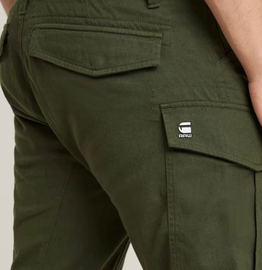 g-star regular tapered cargo green pants