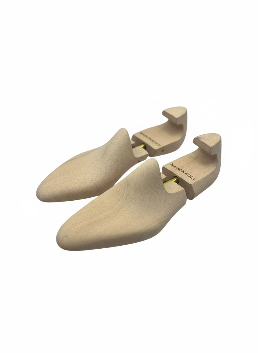 Maison Koly Prestige lasted wooden shoe trees - Tube by maisonkoly.com