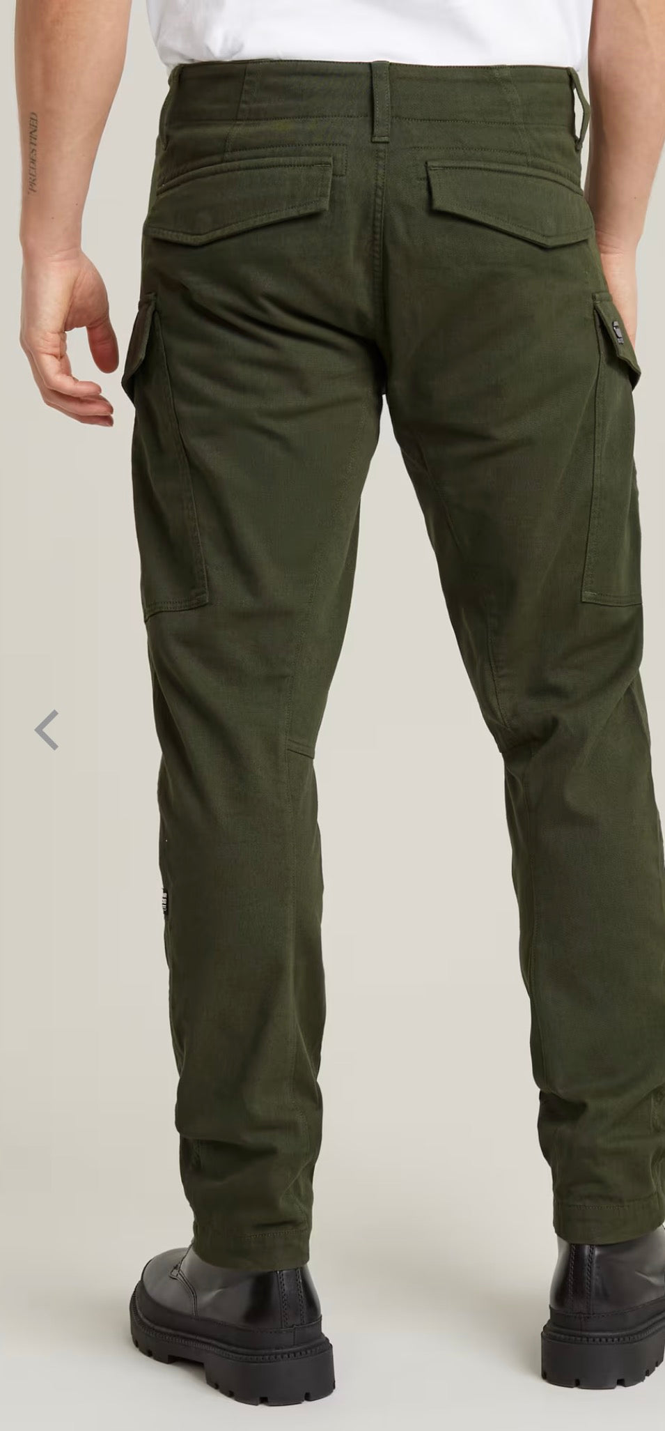 g-star regular tapered cargo green pants