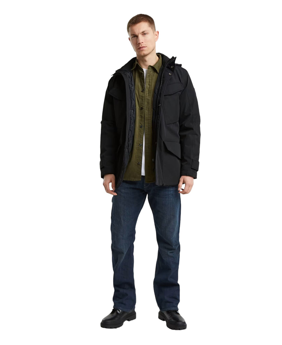 G-star Raw Padded Hooded Parka PDD HDD FIELD JKT Black