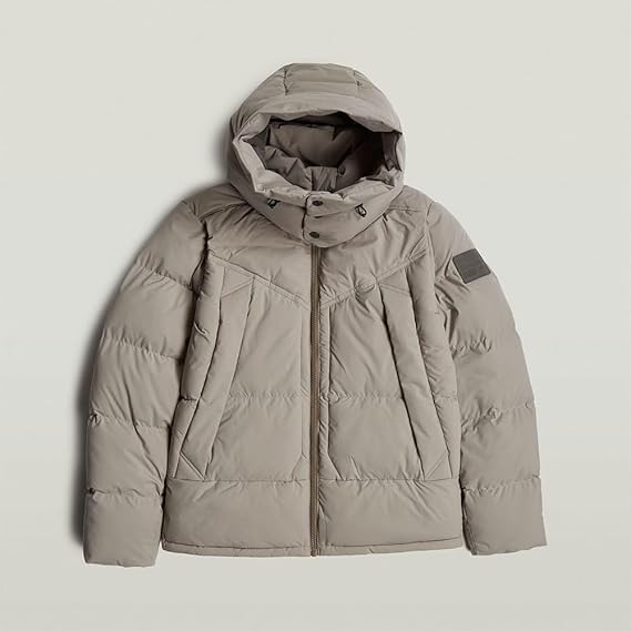 G-star Raw G-whistler Padded Hooded puffer jacket Elephant skin