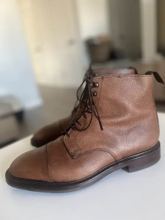 George Cleverley Taron scotch grain calf laced up boots Mens - maisonkoly.com shoes