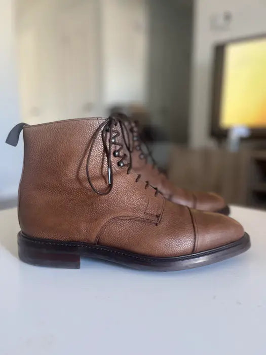 George Cleverley Taron scotch grain calf laced up boots Mens - maisonkoly.com shoes