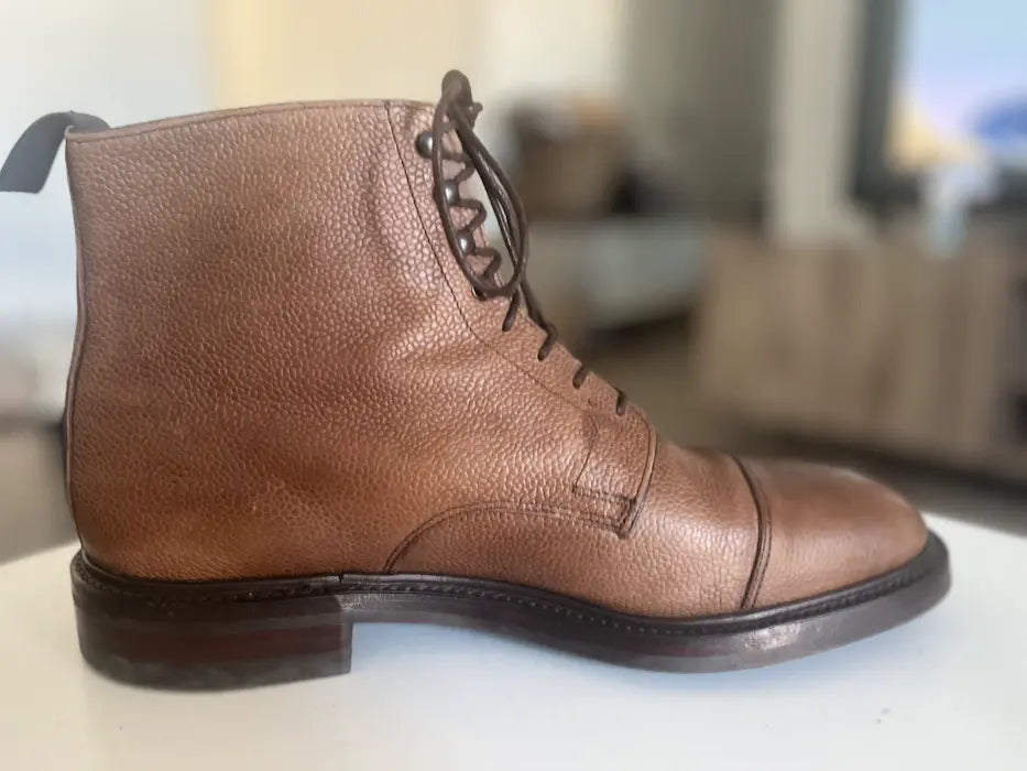 George Cleverley Taron scotch grain calf laced up boots Mens - maisonkoly.com shoes