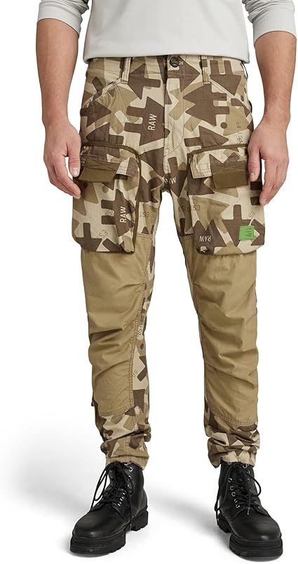 G-star Raw Mens GS 3D regular tapered Cargo Camo Logo