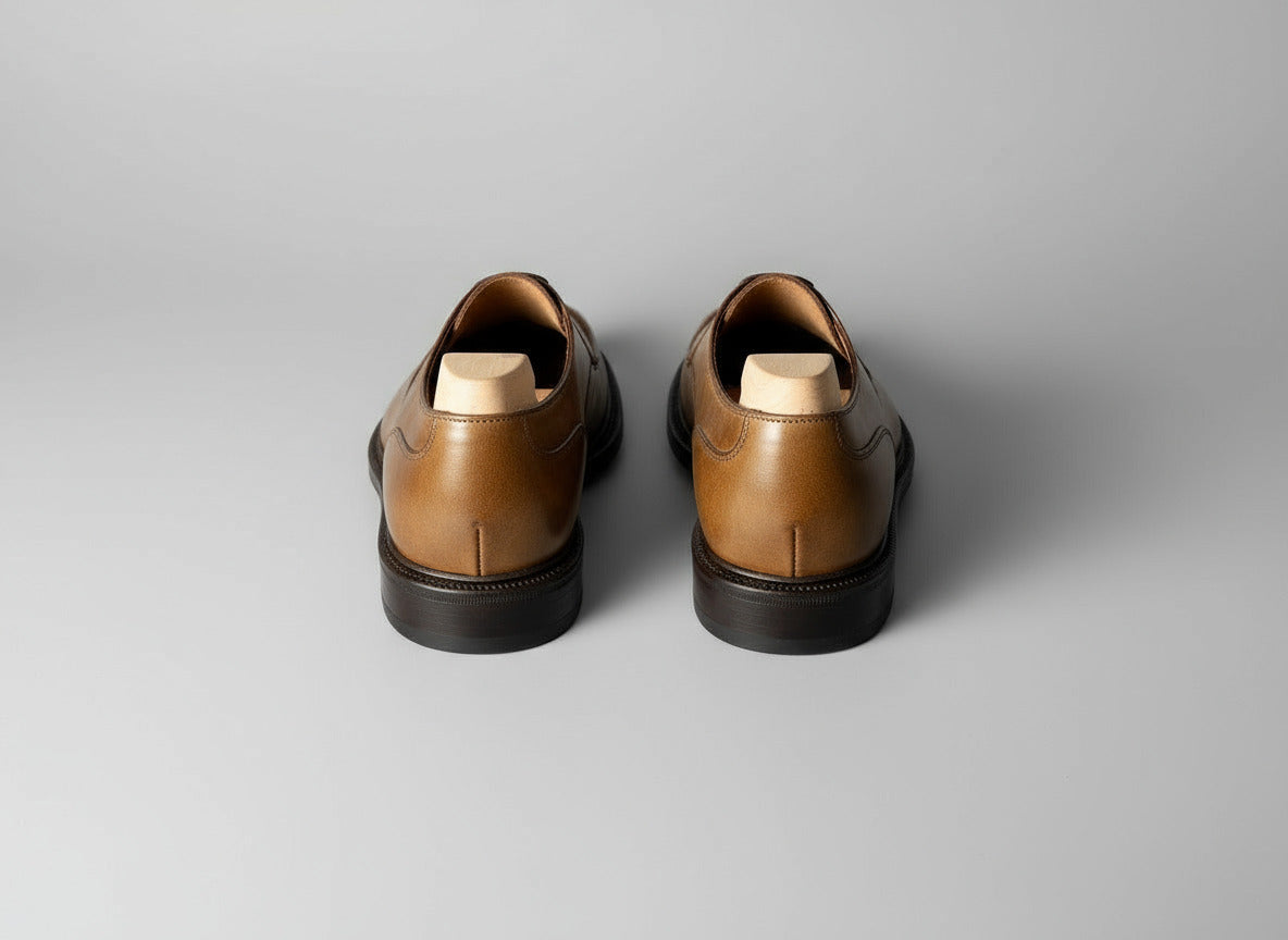 Maison Koly Trilogie triple sole khaki derby museum leather by maisonkoly.com