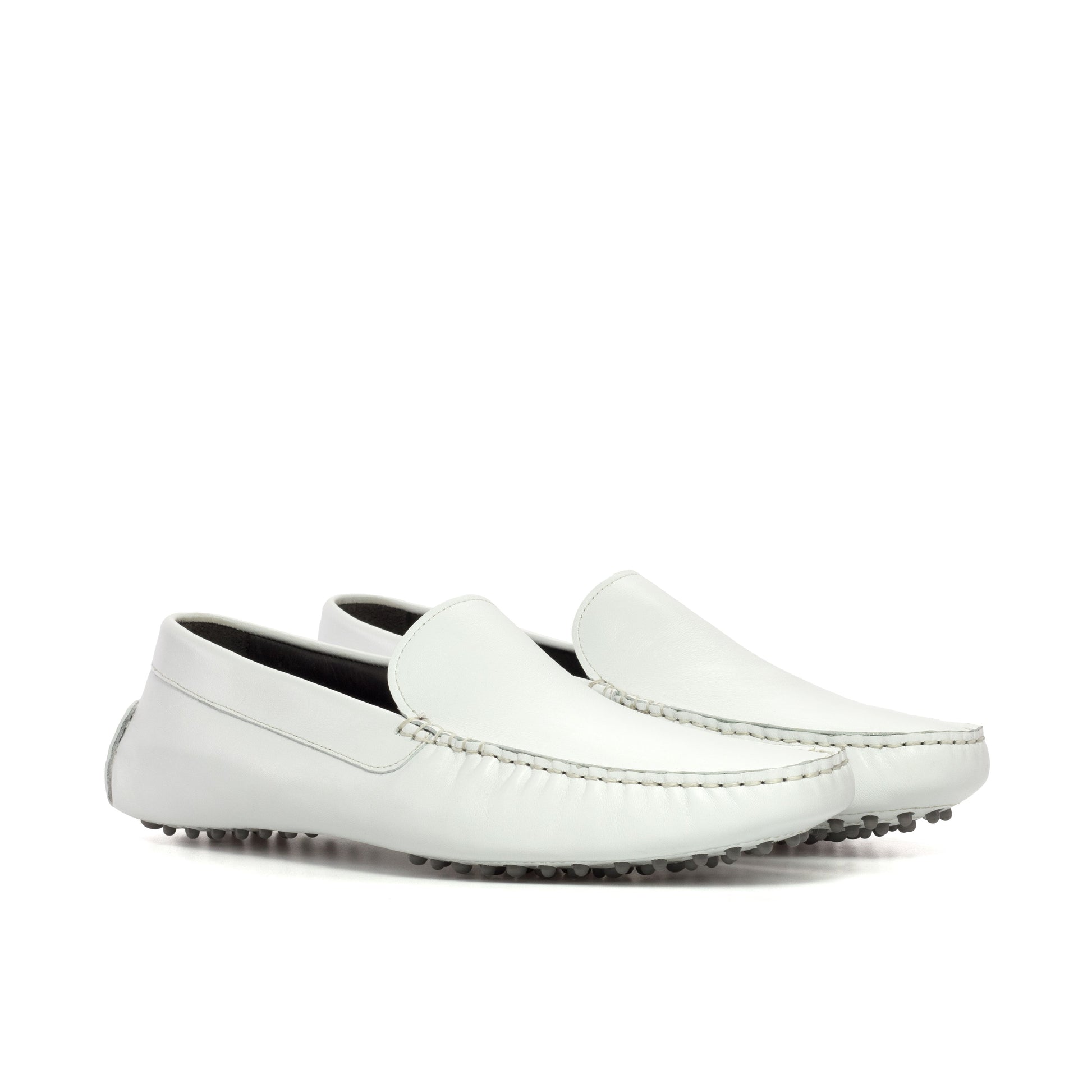 Maison Koly Daytona slippers White Leather